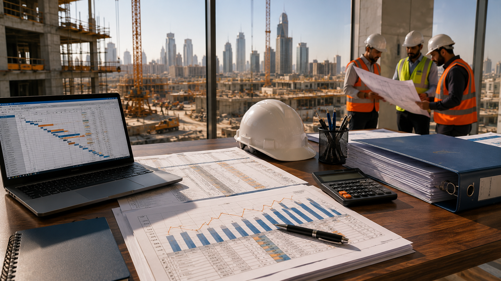 Construction budget management dashboard for major projects