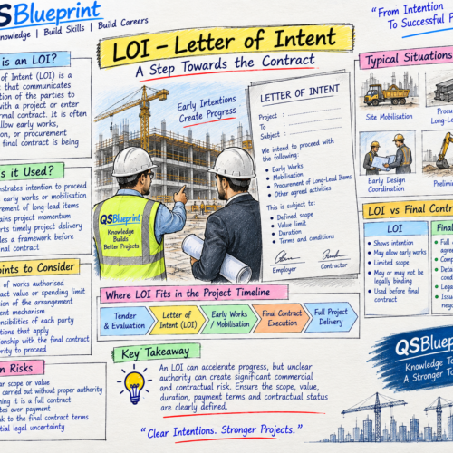 Letter of Intent (LOI) in construction – practical guide for Quantity Surveyors